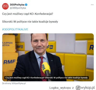 Logika_wykopu - @Gours: No ten Mentzen walczy z PISem tak jakby chodziło o zmuszanie ...