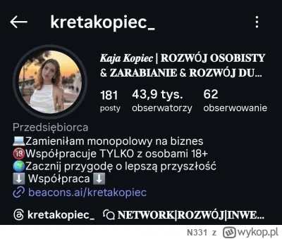 N331 - Znajoma w to weszła. Jak to się kręci od 2 lat skoro nie działa?

#frajerzyzml...