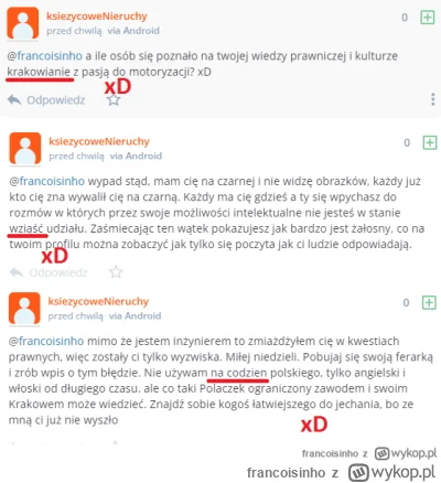 francoisinho - @ksiezycoweNieruchy: może ja przypomnę tylko, jakim jesteś imbecylem x...