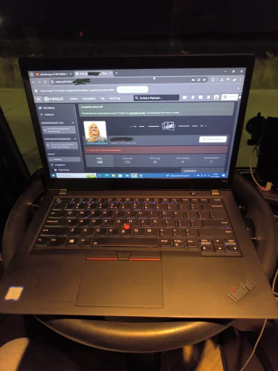 apacztengapalka - Mój pierwszy ThinkPad ( ͡º ͜ʖ͡º)
Wyrwałem w lombardzie za czapke śl...