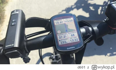 d601 - Wczoraj przejechaliśmy 117km rowerem a temperatura dochodziła do 37°C. Pozdraw...
