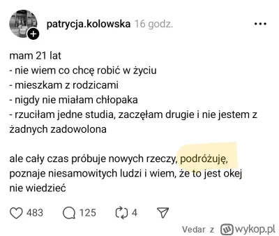 Vedar - podruże!! PODRÓŻEE!!!!!!

#polka #rozowepaski #logikarozowychpaskow #przegryw