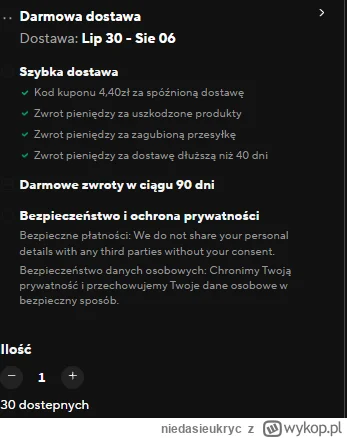 niedasieukryc - Czy zwroty na aliexpress w przypadku przesyłek NIE choice działają w ...