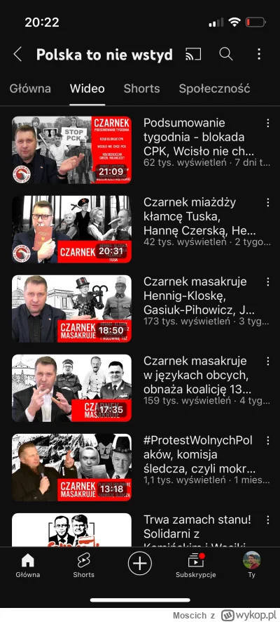 Moscich - Czarnek nic nie robi tylko masakruje na swoim oficjalnym kanale
#bekazpisu ...