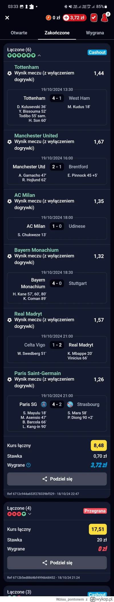 Wziuu_pontonem - Puszczone na o-------l zawsze wchodzą, a jak za stowe to jakiś się w...