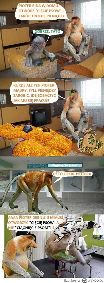 Szenkes - #polak #humorobrazkowy #konkursnanajbardziejgownianymemznosaczem