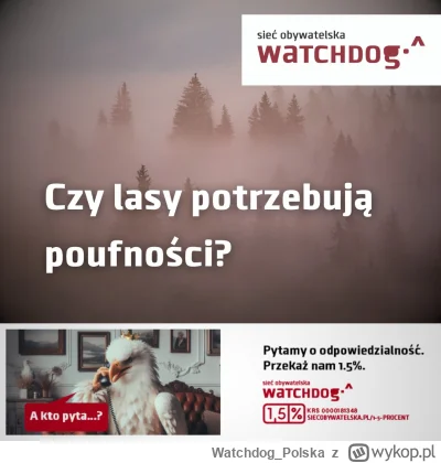 WatchdogPolska - 21 lutego zawnioskowaliśmy do Minister Klimatu i Środowiska o odtajn...