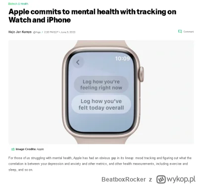 BeatboxRocker - Apple Watch skierowany dla lewaków bo to oni głównie mają problemy ps...