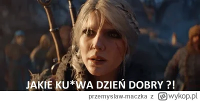 przemyslaw-maczka - A można za darmo z dowozem? Mam chorą Ciri.