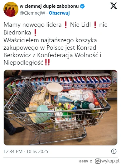 leehy - #heheszki #bekazkonfederacji #polityka