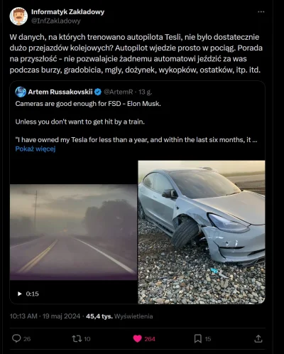 qeti - #tesla #elonmusk #motoryzacja #wypadek

https://twitter.com/InfZakladowy/statu...