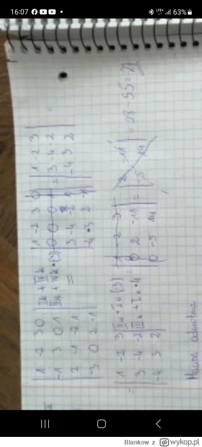 Blankow - #matematyka 
Czy widoczne na SS działania, są dobrze zapisane?