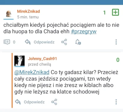 JohnnyCash91 - #przegryw @MirekZnikad  . kilar dlaczego usuwasz mój komentarz skoro m...