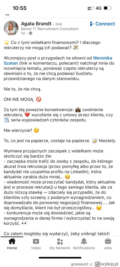 groman43 - Rekruterzy nie mogą ujawniać widełek, bo kandydaci oraz pracownicy mogą si...
