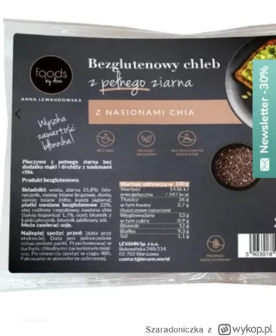 Szaradoniczka - Co sądzicie o tym chlebku na #keto? Skład wydaje się niczego sobie.