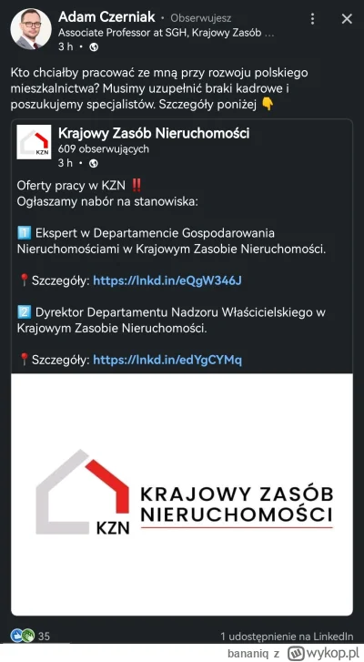 bananiq - Jest praca dla ekspertów z tagu #nieruchomosci (⌐ ͡■ ͜ʖ ͡■)