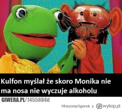 1KiszonyOgorek - #raportzpanstwasrodka 
Ledwo przyleciała żaba Monika do kulfona gapc...