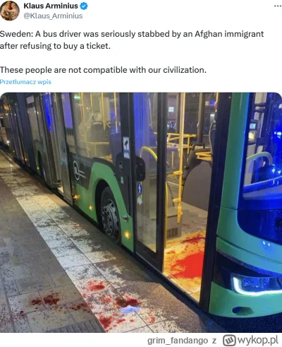 grim_fandango - Niebawem na naszych ulicach
Szwecja: Kierowca autobusu został poważni...