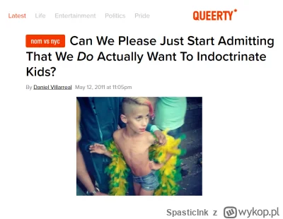 SpasticInk - @not-sweet: bo taki jest cel tej maskarady, chcą się dobrać do dzieci ¯\...