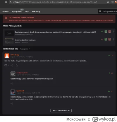 Mokotowski - I cyk beleczka, można się rozejść! Pewnie był telefon z synagogi. #moder...
