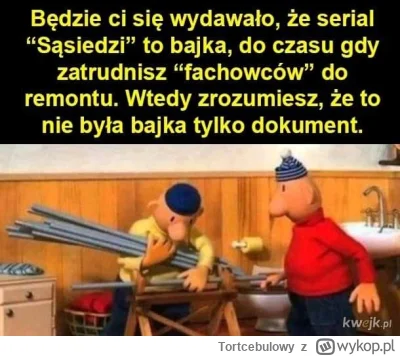 Tortcebulowy - Kto zatrudnił fachowców ten się z cyrku nie śmieje 
#stepujacybudowlan...