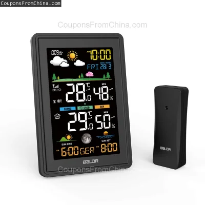 n____S - ❗ BALDR Wireless Digital Color Display Weather Station
〽️ Cena: 22.99 USD (d...