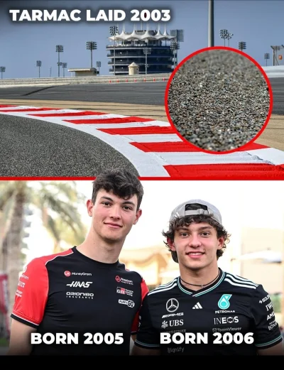 diamondhands - #f1 asfalt w bahrajnie jest starszy od niedźwieckiego i mrówczyńskiego