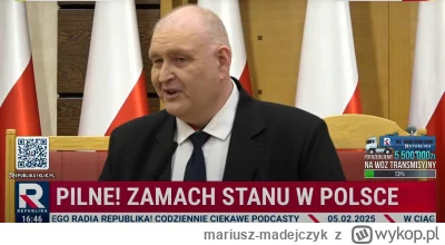 mariusz-madejczyk - To jest śmieszne i straszne. Wychodzi prezes Trybnału Konstytucyj...