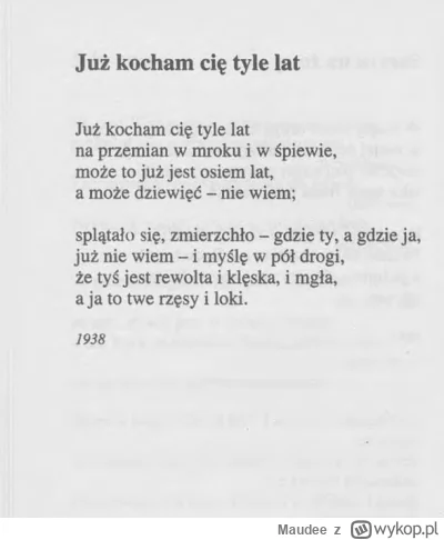 Maudee - Konstanty Ildefons Gałczyński

#poezja #literatura #literaturazmaude