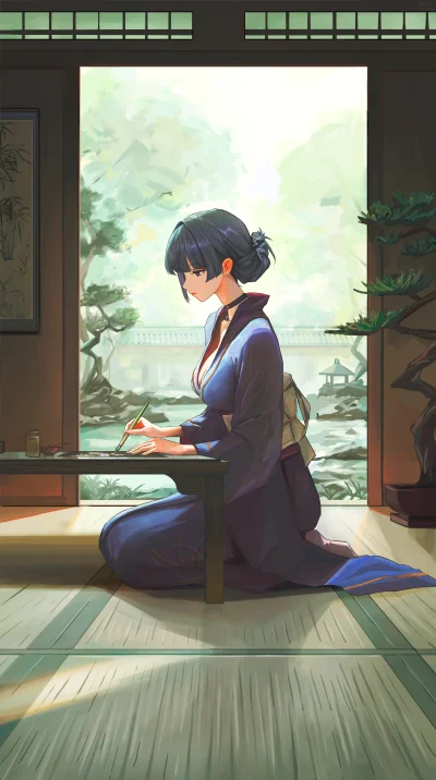 OttoFlick - #randomanimeshit #anime #kimono #originalcharacter