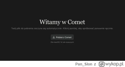 Pan_Slon - Comet od #perplexity to chromium, trochę rozczarowany jestem ale odpaliłem...