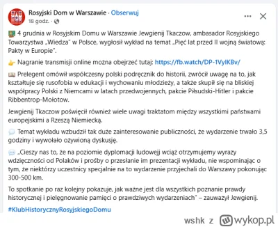 wshk - Po co jest ruska ambasada? Na przykład po to by #polskieonuce mogły przybyć do...