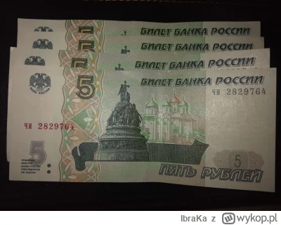 IbraKa - Nowiutkie 5 rublówki z 2022-2023. Bank Rosji po 22 latach znowu zaczął druko...