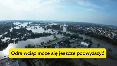 kantek007 - #powodz W Krapkowicach poziom wody się stabilizuje. Droga wojewódzka nr 4...