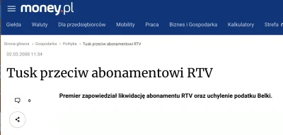 rbbxx - @robcioZS: A może wiesz co z likwidacją abonamentu RTV, zapowiadaną przez Płe...