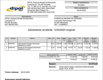 sikorkinaukrainie - A tymczasem kupujemy celowniki termowizyjne... Na dniach pojadą n...