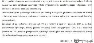 aleksc - @Adams_GA  Natomiast to, że jak sprawa trafi do sądu to będzie dużo więcej t...