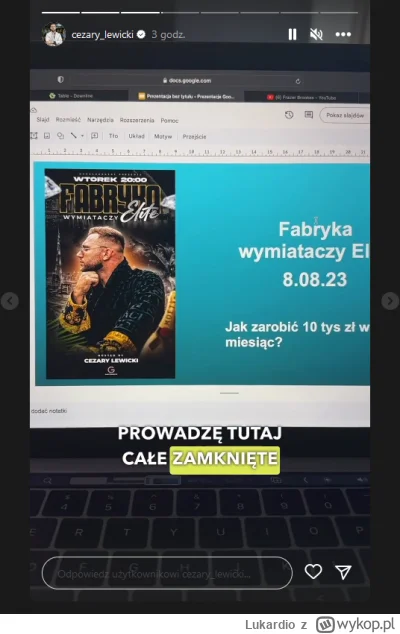 Lukardio - Uwaga!

#cebuladealsy 

Słynny trader prowadzić będzie dziś ,,zamknięte" s...