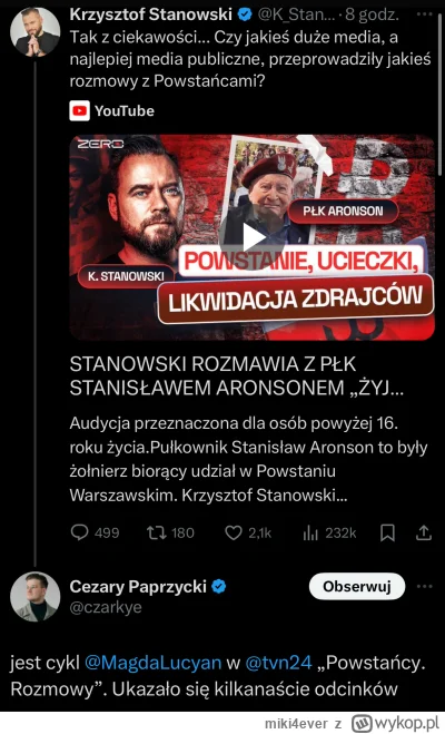 miki4ever - #stanowski #kanalzero 

Koleś już odleciał w kosmos. Jasne, przez lata ni...