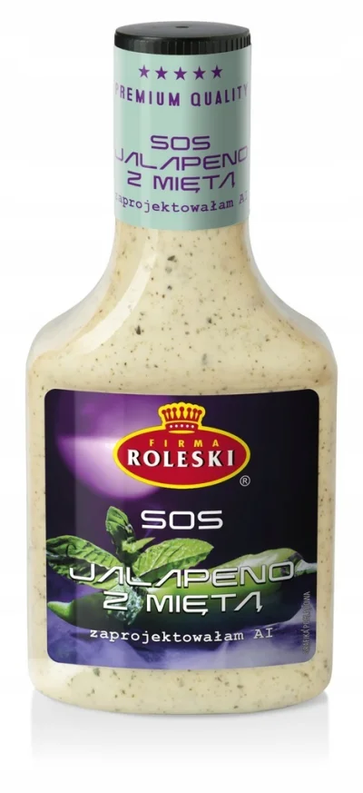 patryk-wuwuw - #jedzenie #roleski #ai #marketing
Roleski Ostry Sos Majonezowy Jalapen...