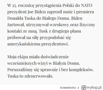 kowalesko - #polityka ale duda ma kompleksy