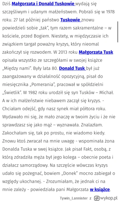 TywinLannister - @Kopytnik1: z Konfą mi nie po drodze, ale mocne słowa, jak na gościa...