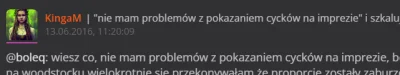 RJ45 - @KingaM: Taka religijna, a nie ma problemu z pokazywaniem cycków na imprezie