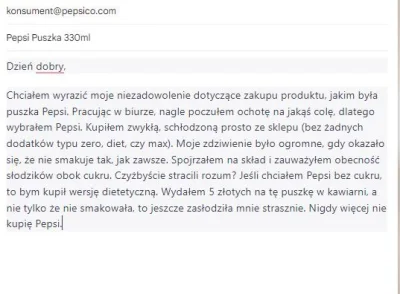 ChlopoRobotnik2137 - #pepsi #prawakonsumenta #oszukujo #cukier #podatekcukrowy