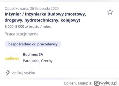 GoldenJanusz - jadymy do Czech panowie? mój koleżka z dawnych lat który pracował w bu...