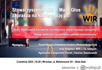 planarize - #wroclaw #sct #samochody #motoryzacja #polityka Jutro debata w sprawie SC...