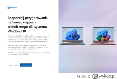 felixd - Co do jasnej... Patrzę a tutaj takie coś.

To Widnows XP/7 juz nie ten tego?...