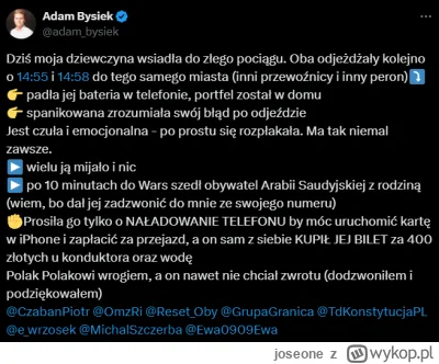 joseone - Warto dodać, że płynął wpław do nas 7 dni i wychodził tylko na brzeg tylko ...