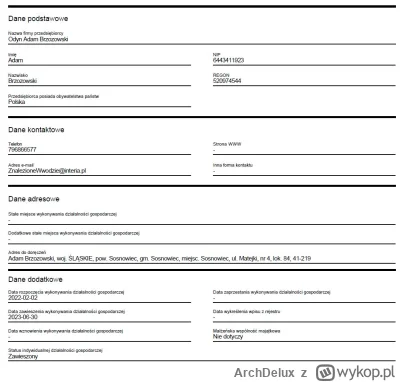 ArchDelux - > odyn ma firme pod jutuba, a sklep i kobyła są oficjalnie na tymona.

@X...