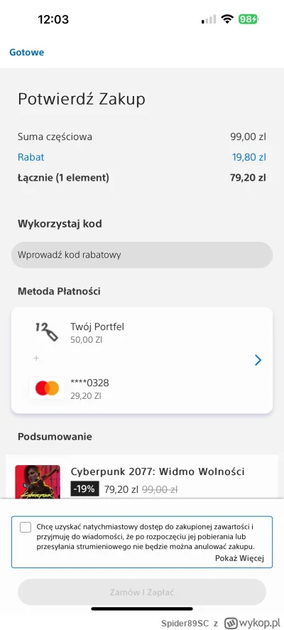 Spider89SC - #ps5 #playstation #psstore #gry
Hej! 
Chce kupić „Widmo wolności” w PS S...